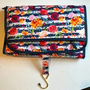Neiman Marcus Floral Toiletry Bag
